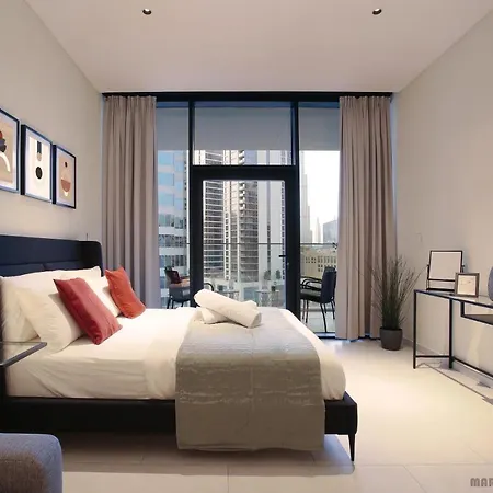 Luxury Studios With Burj Khalifa Or Canal View In Downtown - Marquise Square Tower Dubai Exterior photo