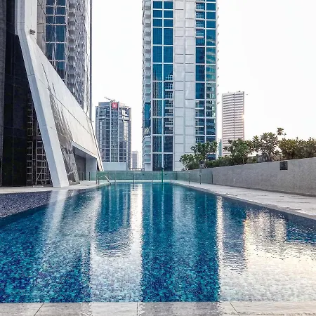 Luxury Studios With Burj Khalifa Or Canal View In Downtown - Marquise Square Tower Dubai Exterior photo