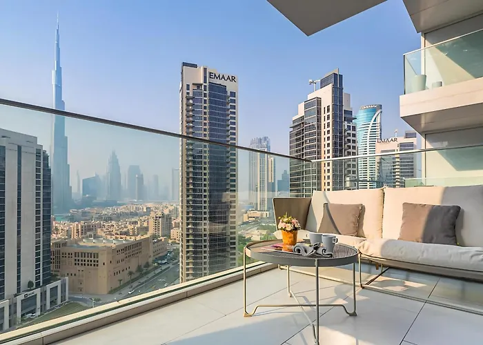 Luxury Studios With Burj Khalifa Or Canal View In Downtown - Marquise Square Tower